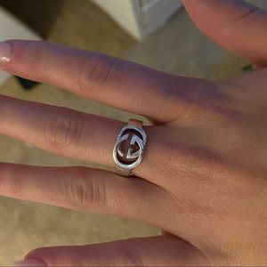 Sterling silver Gucci ring